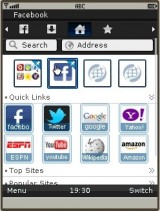 UC Browser 8.0 Java Home Screen UC Browser 8.0 Java Home Screen