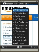 UC Browser 8.0 Java Shortcut Menu UC Browser 8.0 Java Shortcut Menu