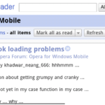 Opera Mobile on the Nokia N9