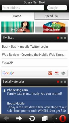 Opera Mini Next Symbian Smart Page Opera Mini Next Symbian Smart Page