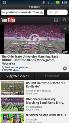 Opera Mobile 12.1 Android - YouTube Opera Mobile 12.1 Android - YouTube